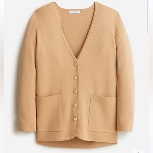 J Crew Giselle V-Neck Sweater Blazer, NWT